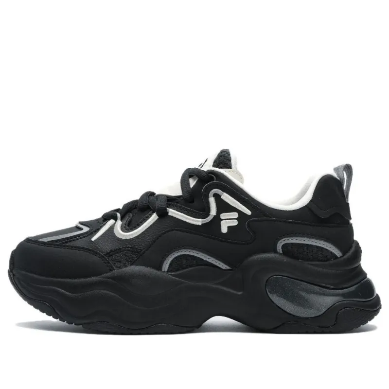 (WMNS) FILA FUSION Bubble Platform 'Black' T12W341301FBK sold by KicksCrew