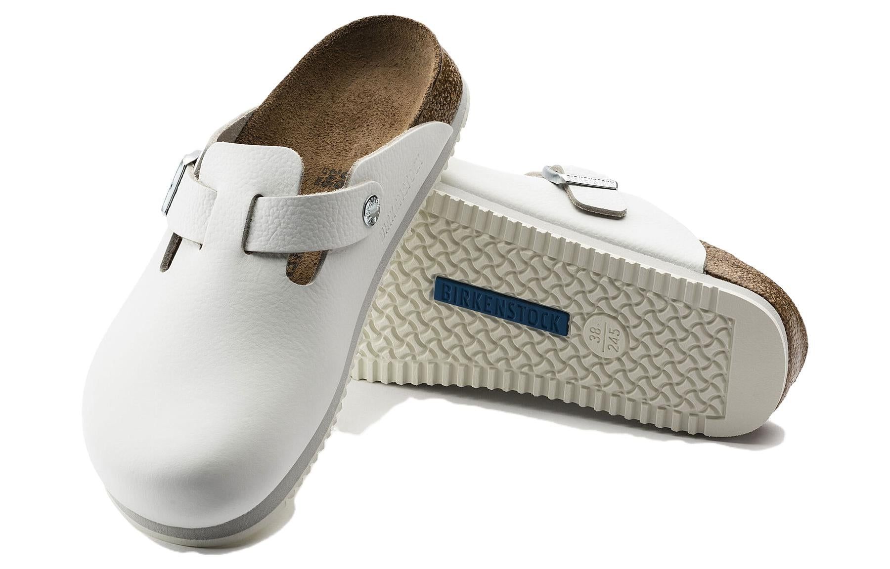 Birkenstock Boston Super Grip Leather 'White' 0060134 sold by KicksCrew product image thumbnail 5