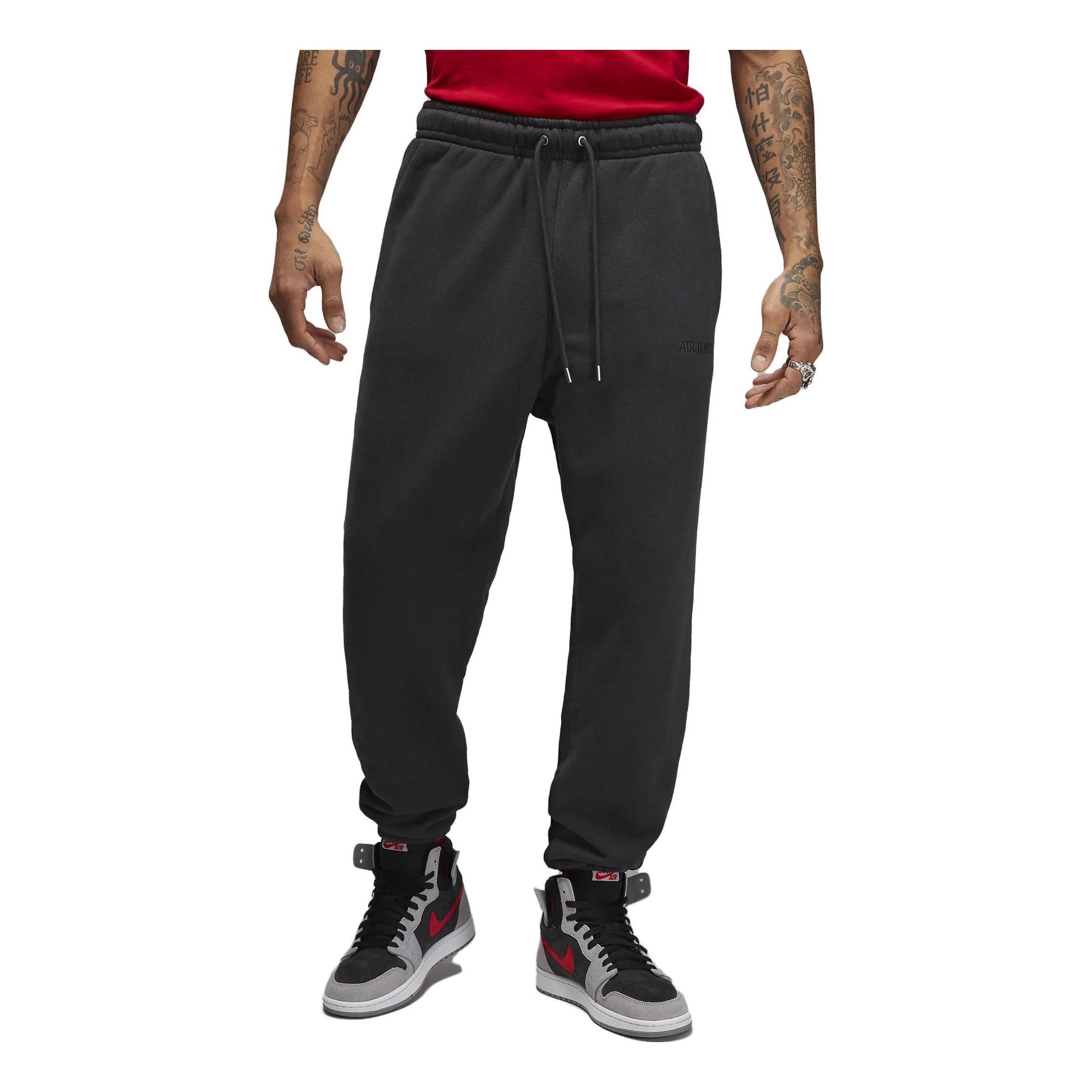 Air Jordan Wordmark Fleece Pants 'Black' FJ0696-045 sold by KicksCrew
