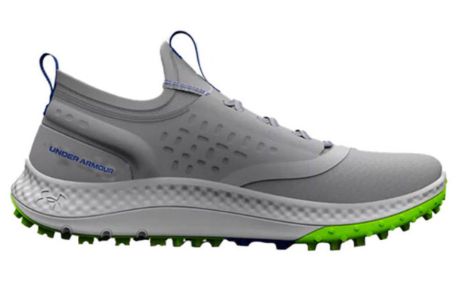 (GS) Under Armour Charged Phantom Spikeless Golf Shoes 'Grey Blue' 30264070-100 sold by KicksCrew