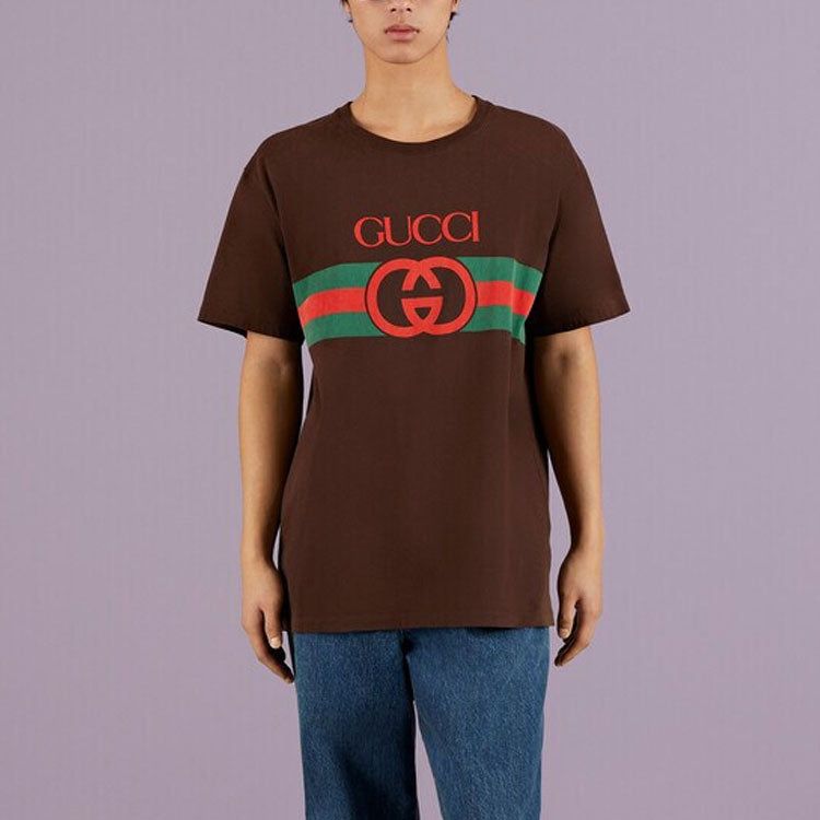 GUCCI FW22 Interlocking G Cotton T-Shirt 'White' 548334