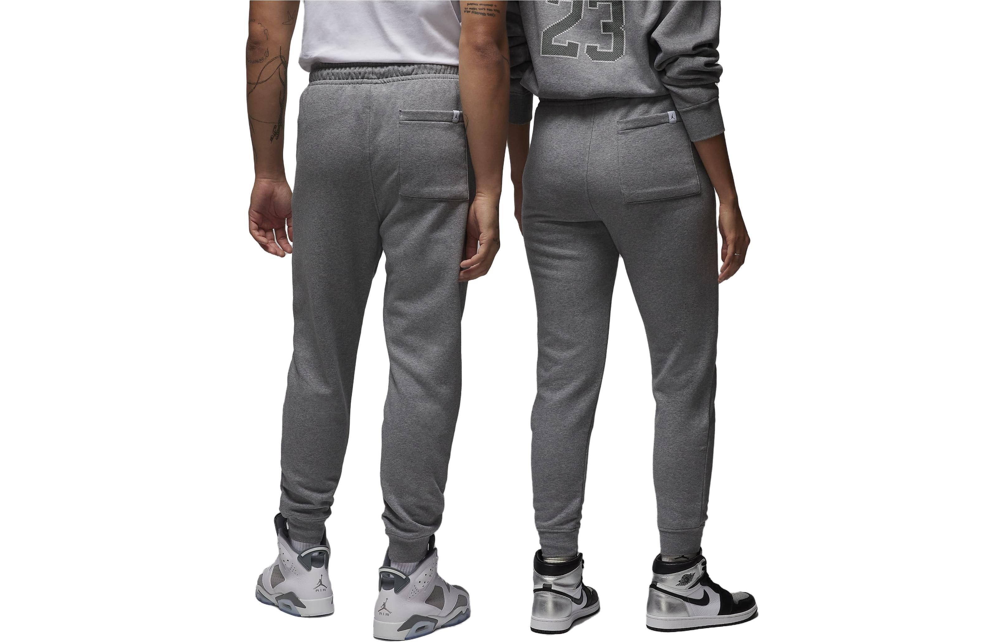 Air Jordan Essentials Holiday Fleece Pants 'Carbon Heather' FD7467-091 sold by KicksCrew product image thumbnail 3