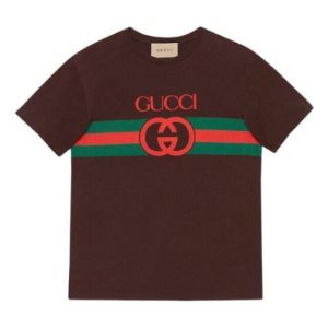 グッチ キッズ〔チルドレンズ〕グッチ ロゴ コットン Tシャツ