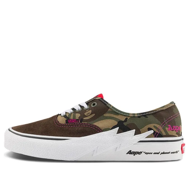 Vans Authentic x Aape 'Bolt Green Camo' VN000BWCCMA sold by KicksCrew