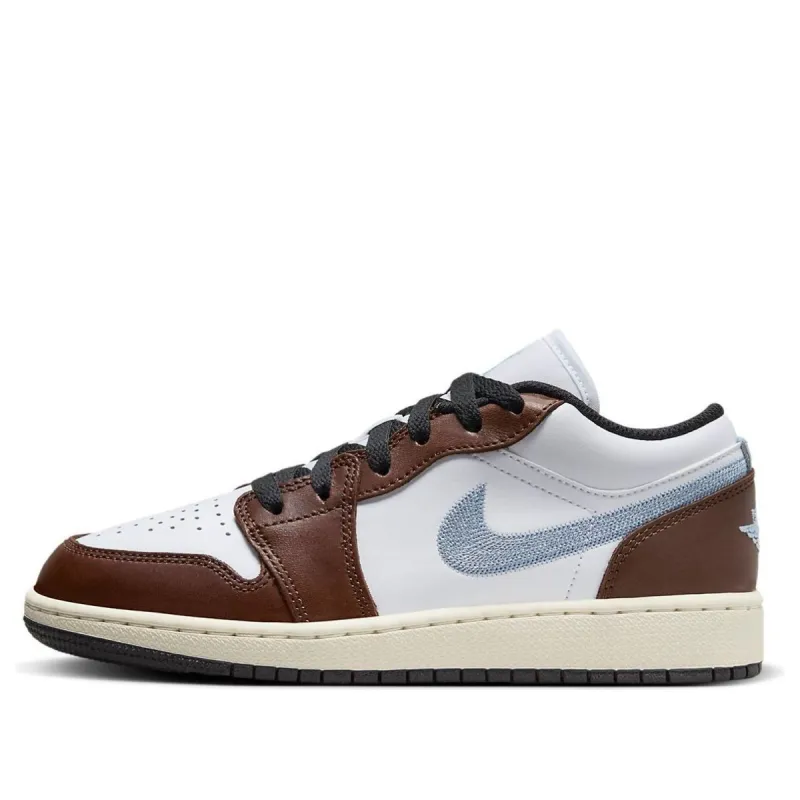 (GS) Air Jordan 1 Low SE 'Mocha Blue Grey' FQ8156-142 sold by KicksCrew