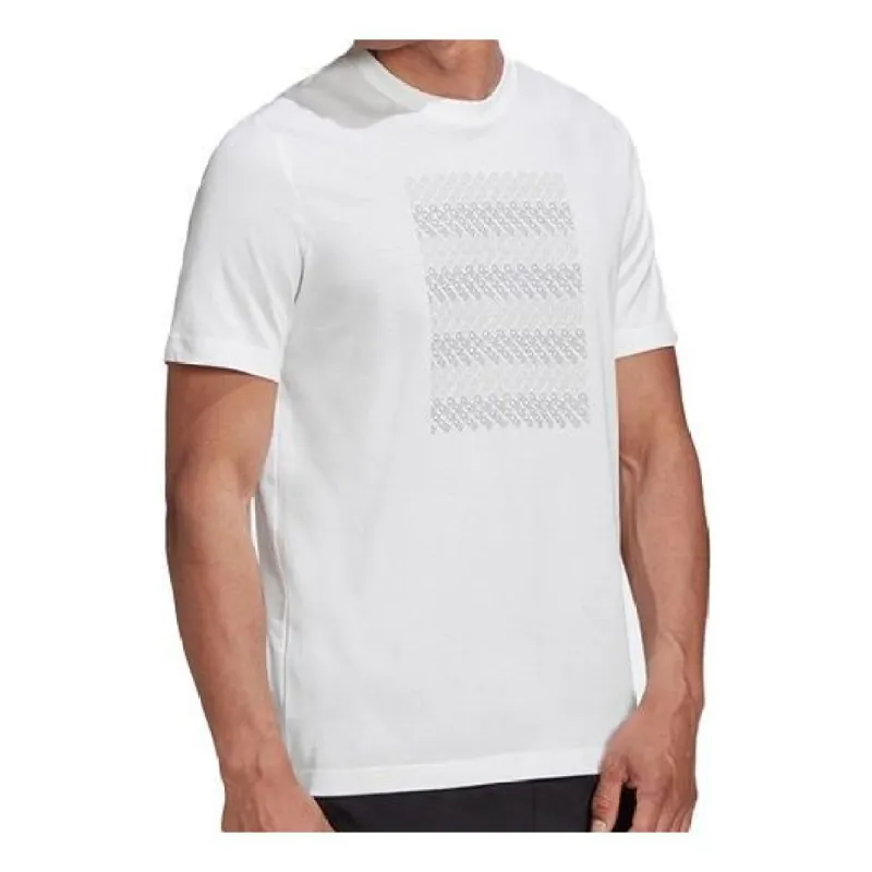 adidas M Lg Grd T Training Sports Short Sleeve White GD5909 sold by KicksCrew