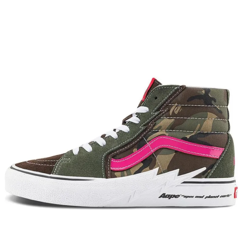 Vans SK8-Hi x AAPE 'Bolt - Green Camo' VN0A5JIVCMA sold by KicksCrew