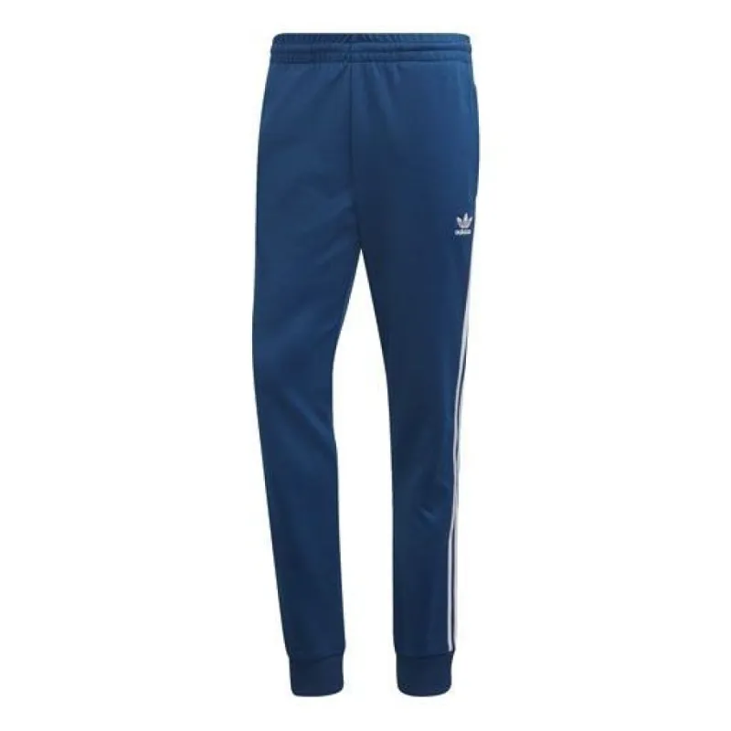 Men's adidas originals Side Stripe Blue Sports Pants/Trousers/Joggers DV1533 sold by KicksCrew