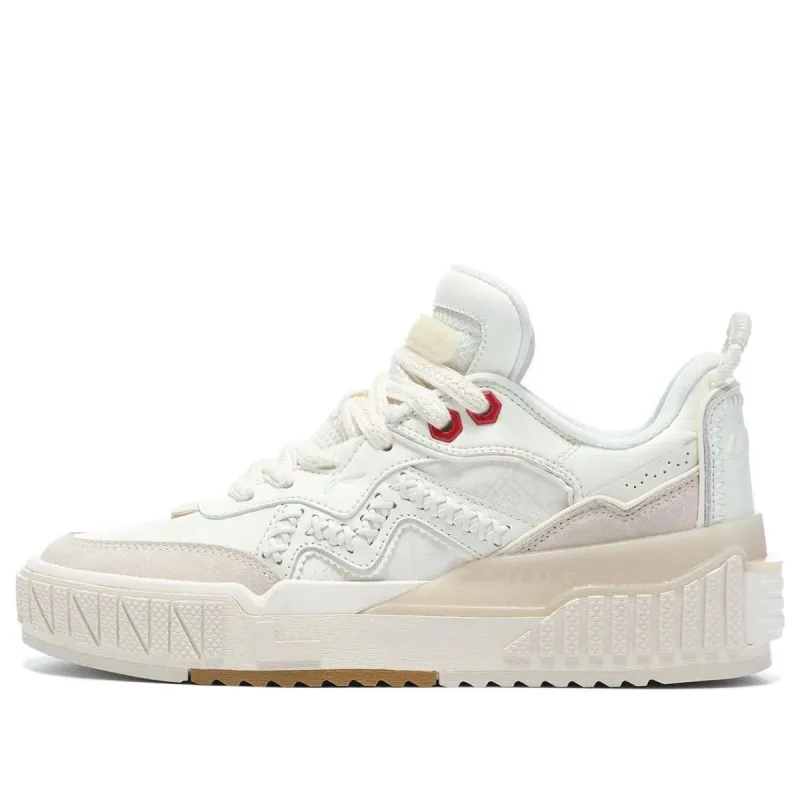 (WMNS) Li-Ning 001 Unblock Skate Shoes 'White Pink Red' AGCT002-1 sold by KicksCrew