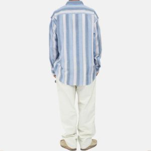 Stussy Wide Striped Shirt 'Blue' 1110239 sold by KicksCrew