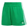 (WMNS) adidas Adicolor 3-Stripes Shorts Asia Sizing 'Green' IK6580 sold by KicksCrew