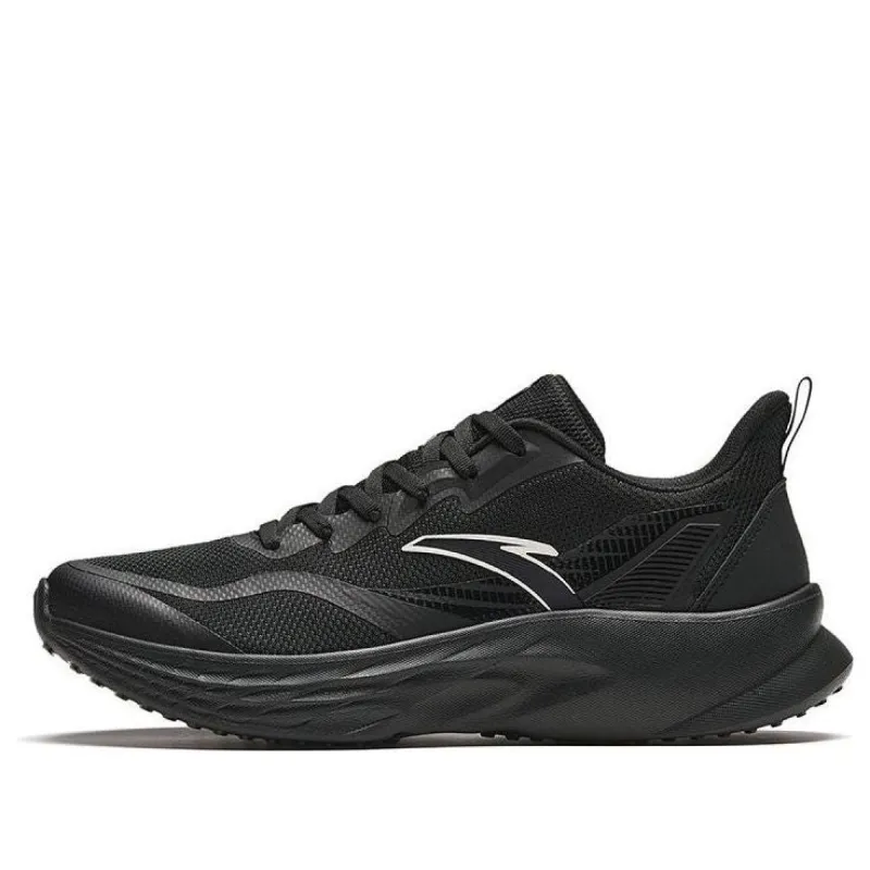 ANTA Running Shoes 'Black with White Logo' 912415522-1 sold by KicksCrew