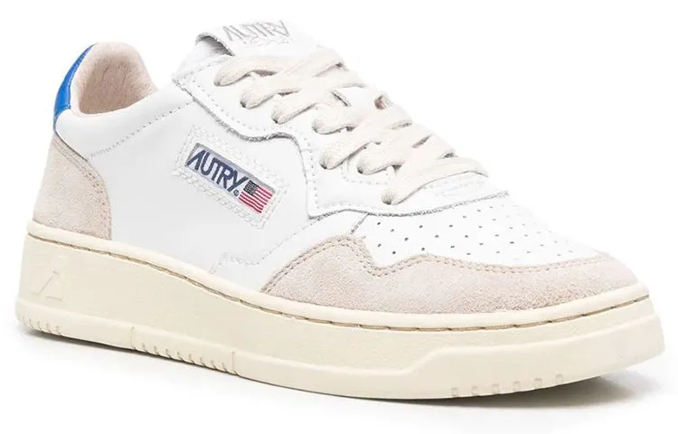 (WMNS) AUTRY Medalist Low Leather and Suede 'White Beige Blue' AULW-LS49 sold by KicksCrew product image thumbnail 2