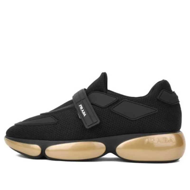 (WMNS) PRADA Cloudbust Sneakers 'Black Gold' 1E293I_3K7I_F0J05 sold by KicksCrew