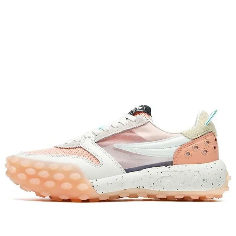 (WMNS) FILA Gara Chunky Sneakers 'Pink White' F12W223105FSP sold by KicksCrew
