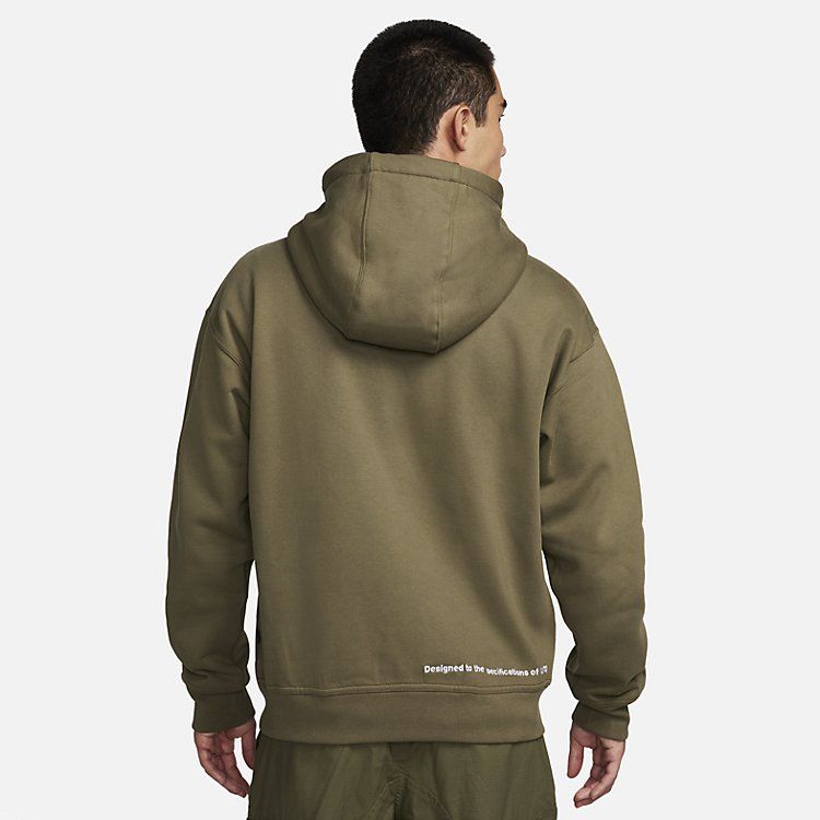 Nike SB x Yuto Graphic Fleece Pullover Hoodie 'Medium Olive' FN0552-222 sold by KicksCrew product image thumbnail 3