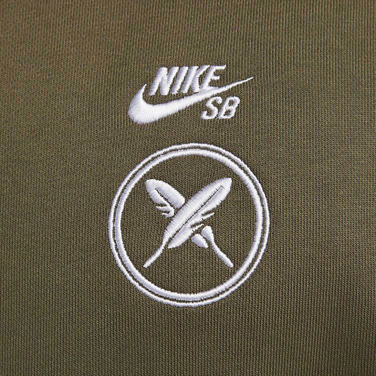 Nike SB x Yuto Graphic Fleece Pullover Hoodie 'Medium Olive' FN0552-222 sold by KicksCrew product image thumbnail 4