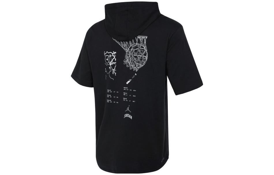 Air Jordan Sportswear Hoody Crew T-Shirt 'Black' FB7428-010 sold by KicksCrew product image thumbnail 4
