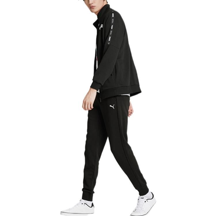 PUMA Tape French Terry Full-zip Sweatshirt 'Black' 671981-01 sold by KicksCrew product image thumbnail 4