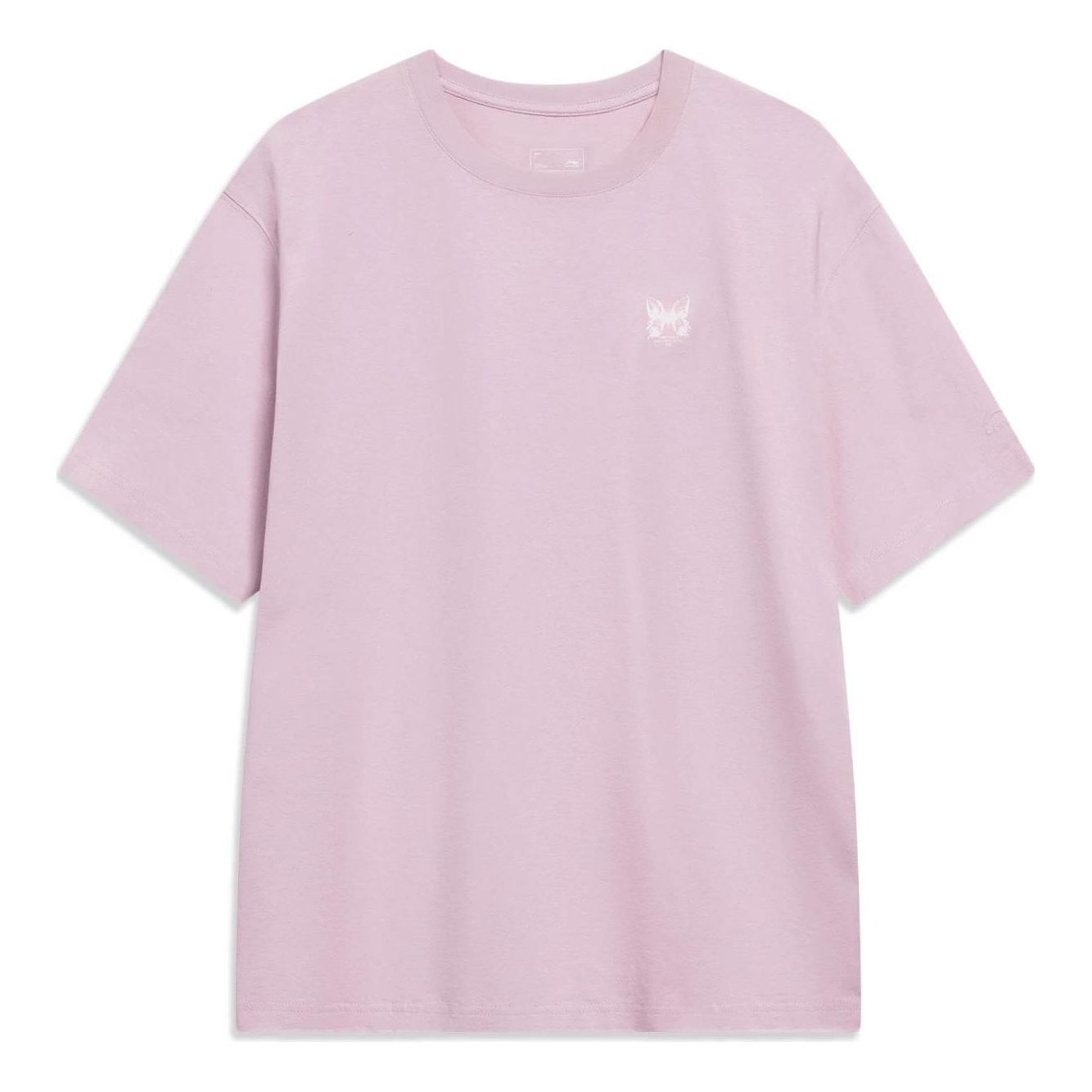 Li-Ning Butterfly Graphic T-shirt 'Pink' AHST205-5 sold by KicksCrew