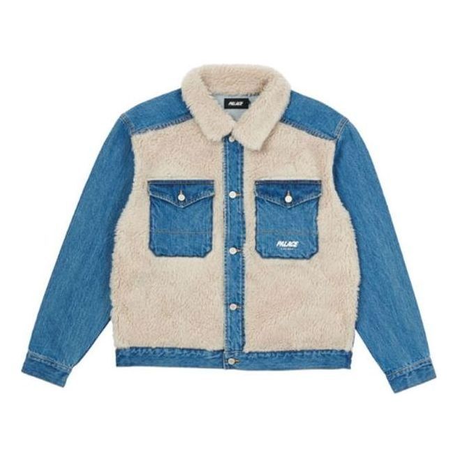 Palace FW21 ULTIMO Grizzly Denim Jacket 'Blue' P21JK052 sold by KicksCrew