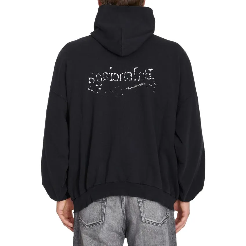 Balenciaga Hand Drawn Political Campaign Hoodie 'Black' 739024TNVE91197 sold by KicksCrew product image thumbnail 3