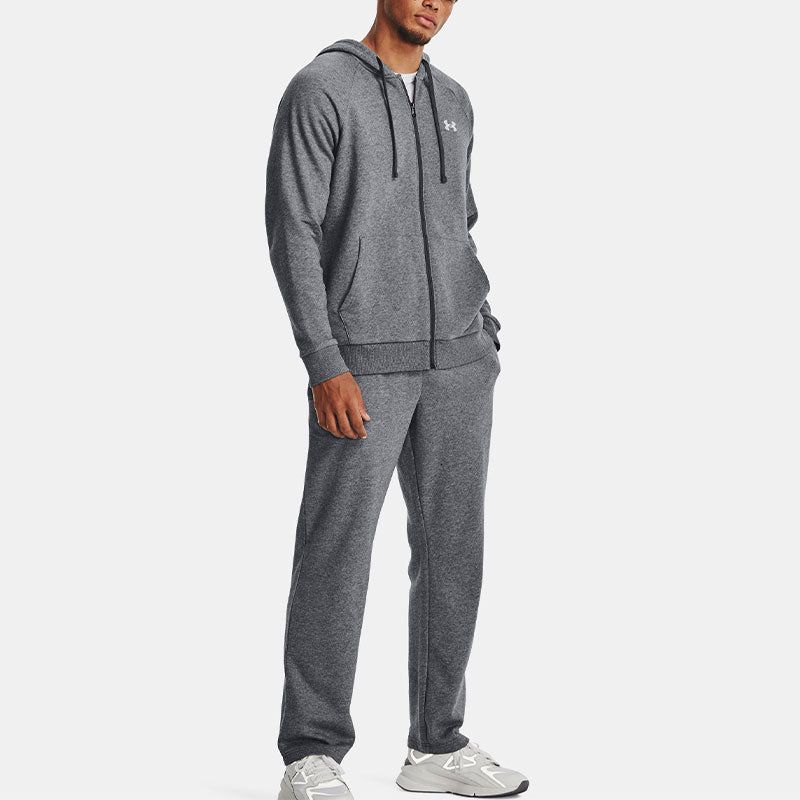 Under Armour Rival Fleece Pants 'Grey' 1379868-012 sold by KicksCrew product image thumbnail 3