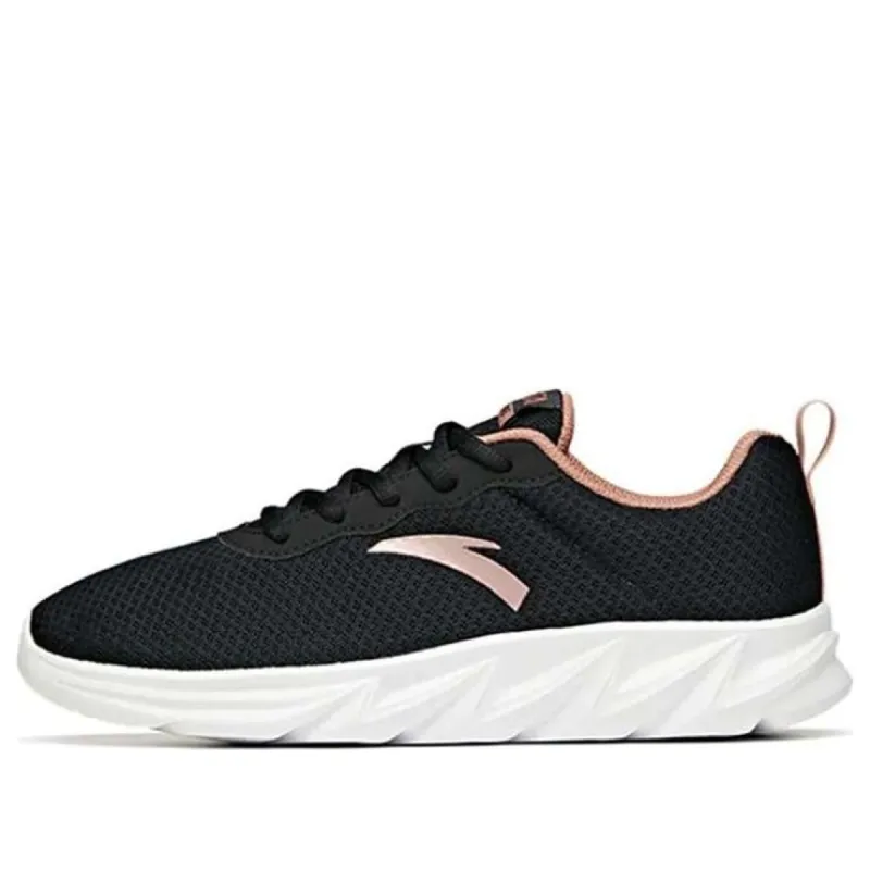 (WMNS) ANTA Running Series Sneakers 'Black White Pink' 922145526-8 sold by KicksCrew