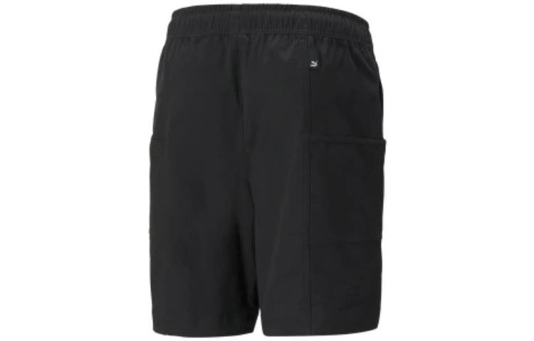 Puma Logo Downtown Shorts 'Black' 537728-01 sold by KicksCrew product image thumbnail 2