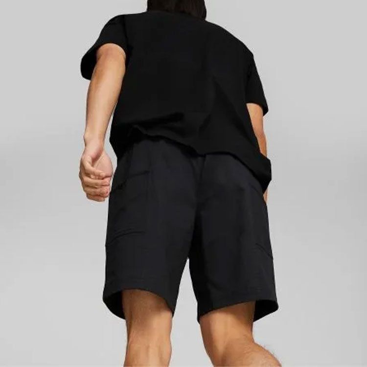 Puma Logo Downtown Shorts 'Black' 537728-01 sold by KicksCrew product image thumbnail 4
