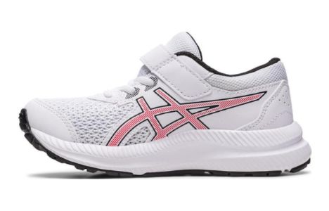 (PS) ASICS Contend 8 'White Electric Red' 1014A258-103 sold by KicksCrew