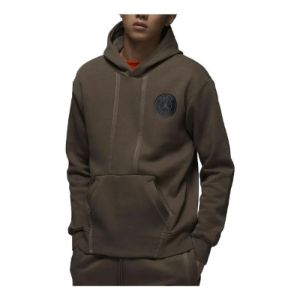 Air Jordan Paris Saint-Germain Logo Hoodie 'Brown' DZ2924-274 sold by KicksCrew