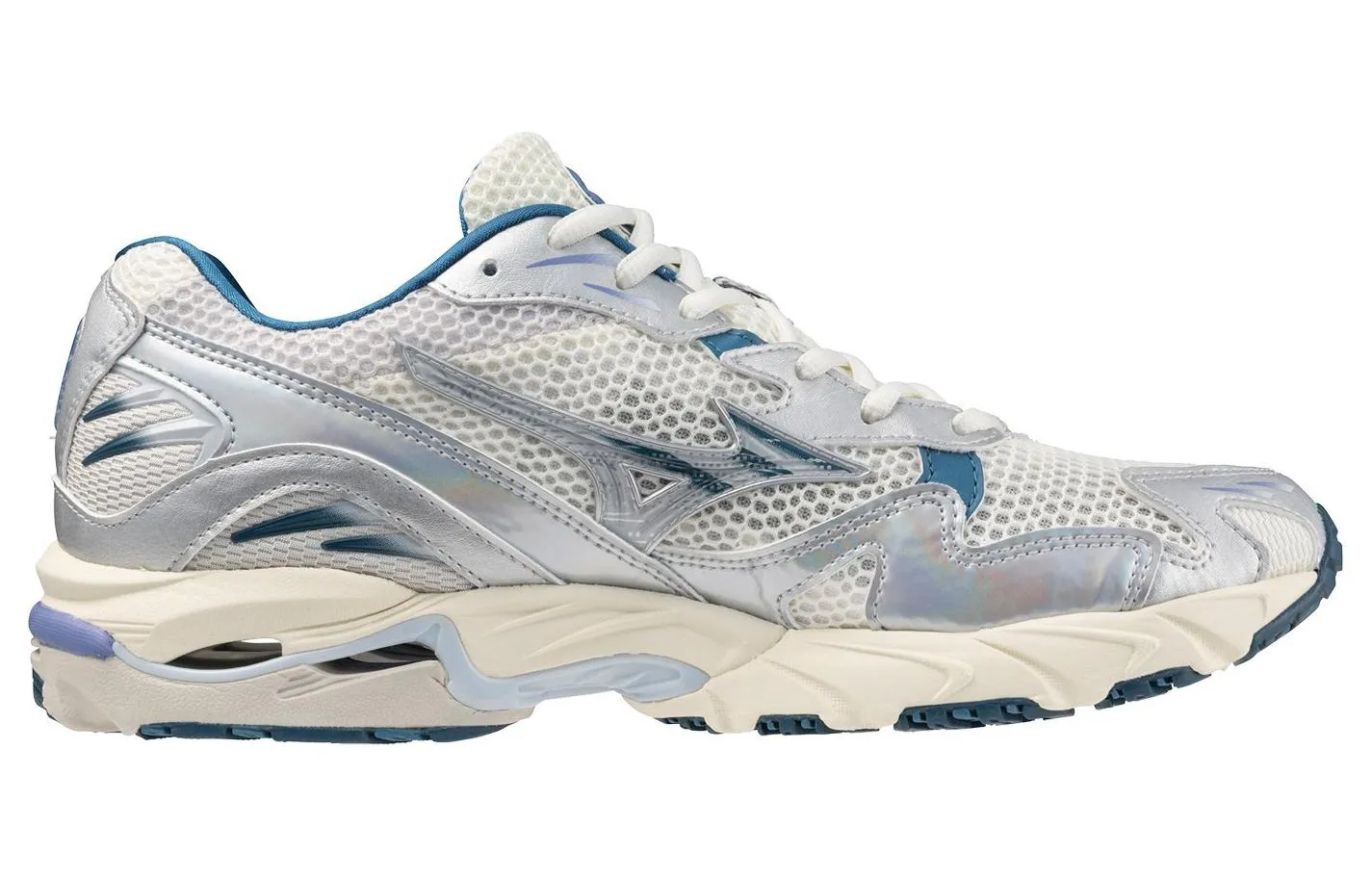 Mizuno Wave Rider 10 'White Silver Blue' D1GA243101 sold by KicksCrew product image thumbnail 2