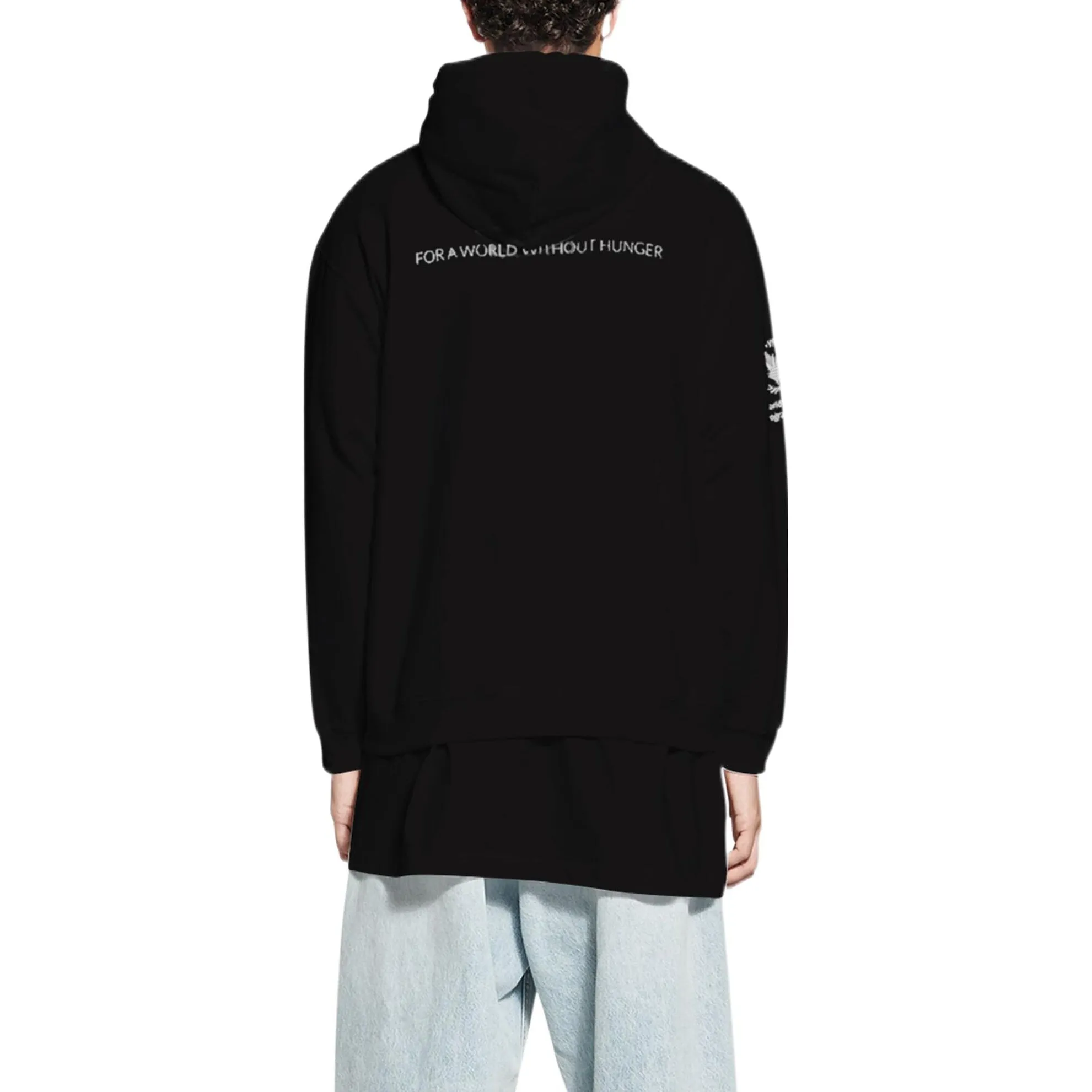 Balenciaga x WFP Hoodie Medium Fit 'Black' 600583TMVL11070 sold by KicksCrew product image thumbnail 4