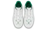 LOUIS VUITTON Beverly Hills Sneakers 'White Green Monogram' 1ABMDN sold by KicksCrew