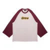 Drew House Secret Baseball T-shirt 'Magnolia Maroon' DR-SS22-953 sold by KicksCrew