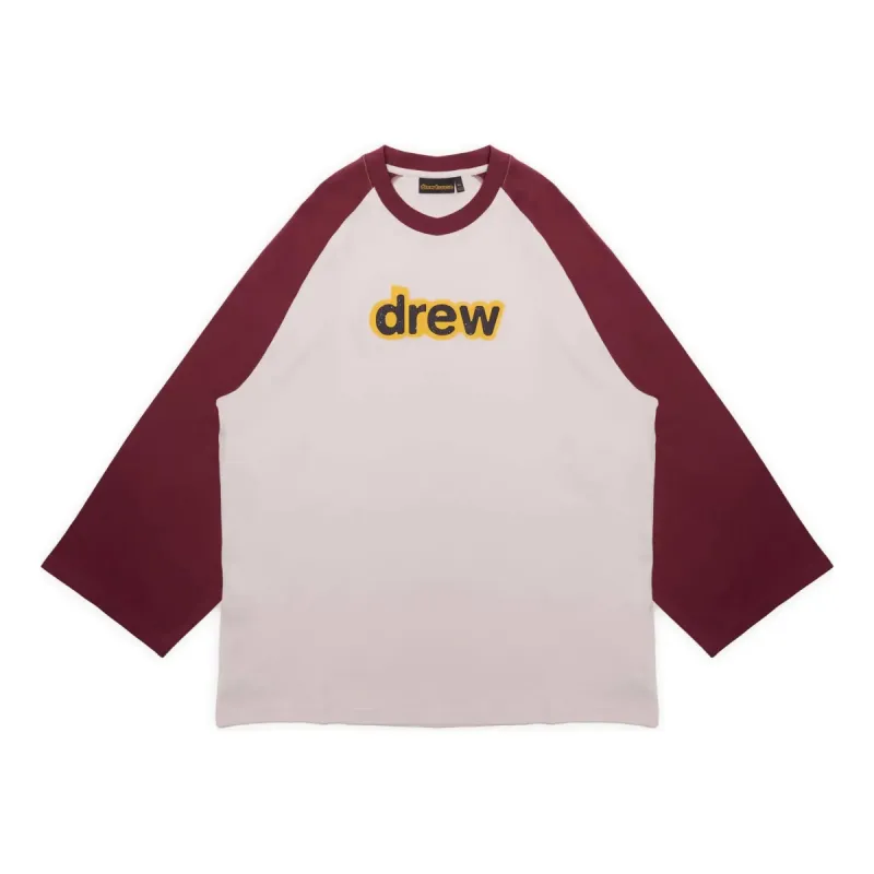 Drew House Secret Baseball T-shirt 'Magnolia Maroon' DR-SS22-953 sold by KicksCrew