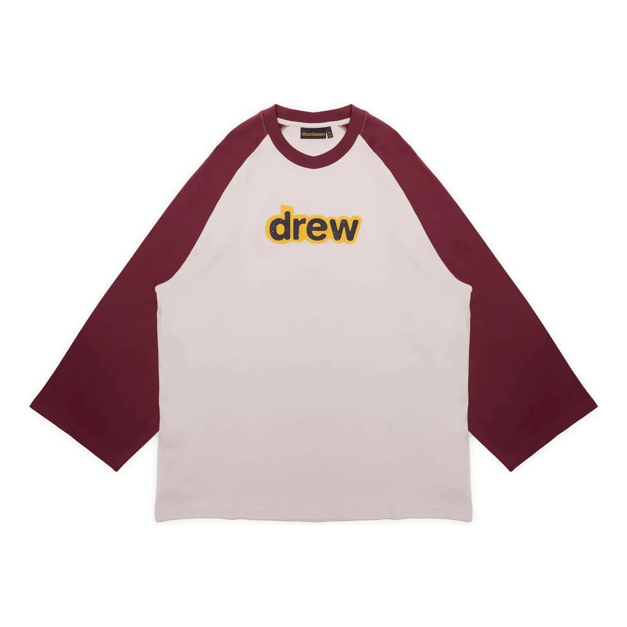 Drew House Secret Baseball T-shirt 'Magnolia Maroon' DR-SS22-953 sold by KicksCrew