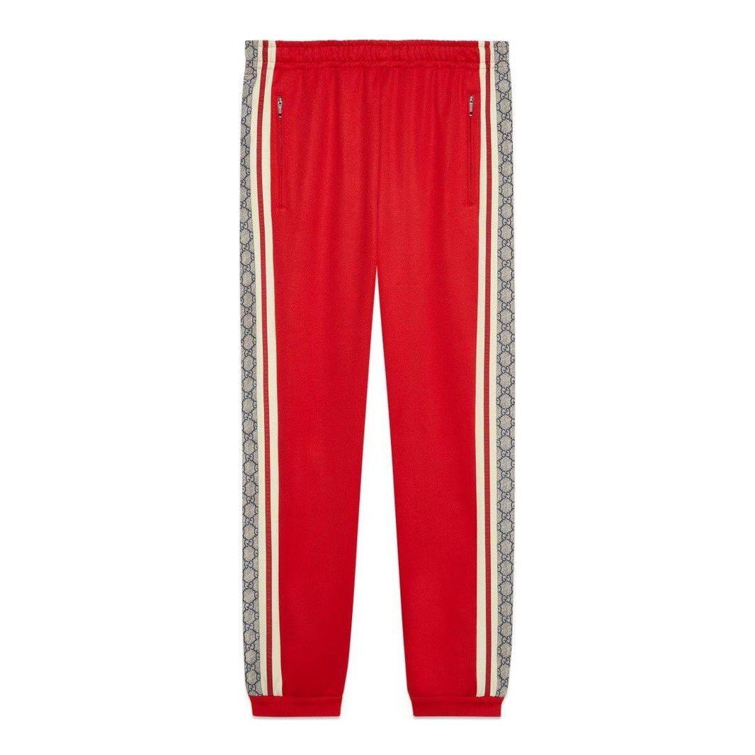 Gucci Oversize Technical Jersey Jogging Pant 'Red' 545603-XJAC0-6116 sold by KicksCrew