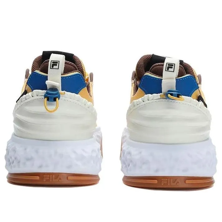 (WMNS) FILA Court Deluxe Low 'White Brown Yellow' F12W323201FYA sold by KicksCrew product image thumbnail 3
