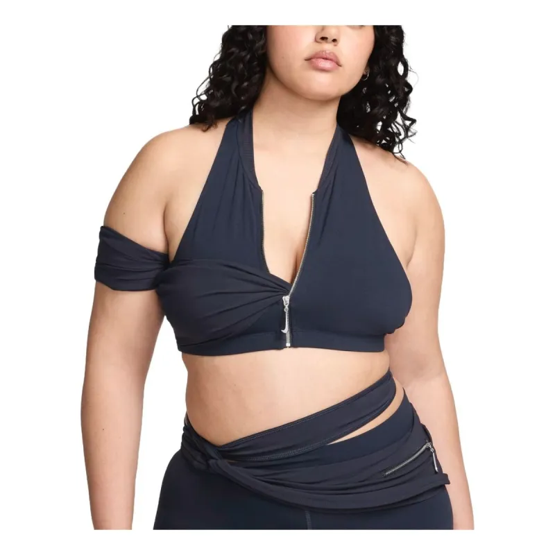 (WMNS) Nike x Jacquemus Halter Top Asia Sizing 'Dark Obsidian' FJ3150-475 sold by KicksCrew