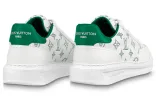 LOUIS VUITTON Beverly Hills Sneakers 'White Green Monogram' 1ABMDN sold by KicksCrew
