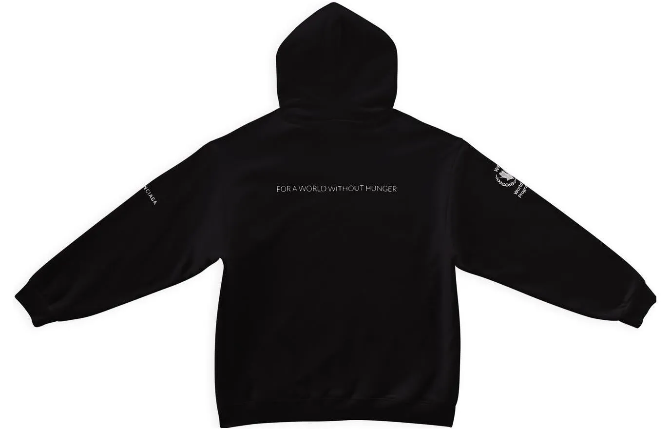 Balenciaga x WFP Hoodie Medium Fit 'Black' 600583TMVL11070 sold by KicksCrew product image thumbnail 2