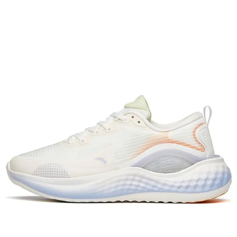 (WMNS) ANTA Life Series Sneakers 'White Yellow' 122145556S-5 sold by KicksCrew