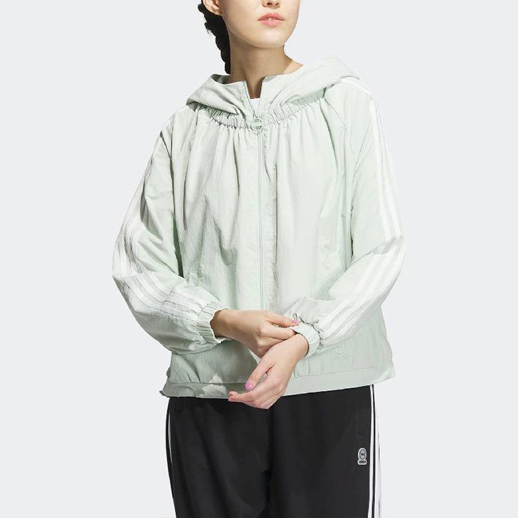 (WMNS) adidas Neo Basketball WindBreaker 6 'Green' IP7110 sold by KicksCrew product image thumbnail 2