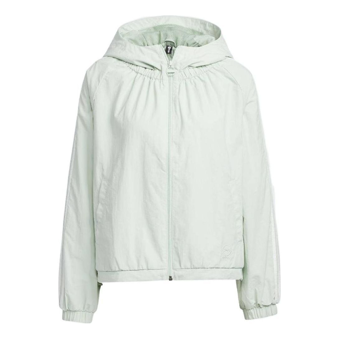 (WMNS) adidas Neo Basketball WindBreaker 6 'Green' IP7110 sold by KicksCrew