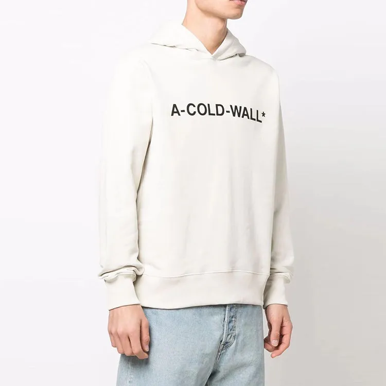A-COLD-WALL* Logo Popover Hoodie 'Bone White' ACWMW057-BONE sold by KicksCrew product image thumbnail 3