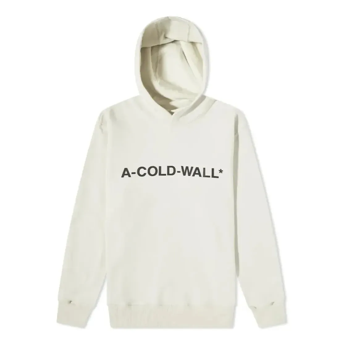 A-COLD-WALL* Logo Popover Hoodie 'Bone White' ACWMW057-BONE sold by KicksCrew