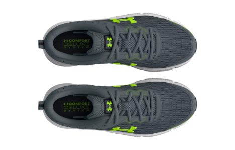 (GS) Under Armour Assert 10 AC 'Gravel Lime Surge' 3026182-102 sold by KicksCrew