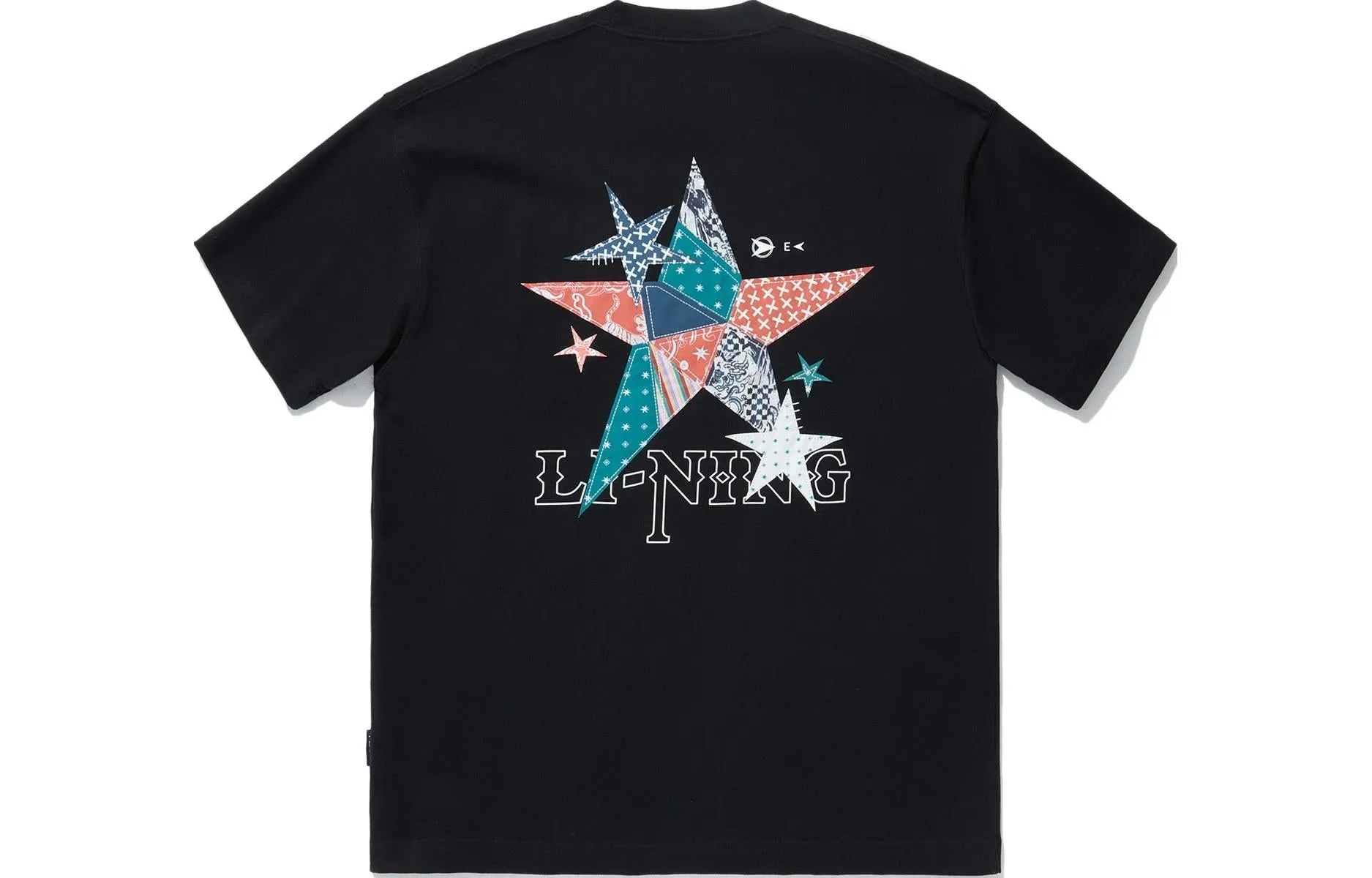 Li-Ning Star Graphic T-shirt 'Black' AHSU251-3 sold by KicksCrew product image thumbnail 2